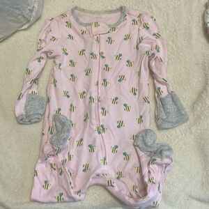 Pajama footed with hand covers